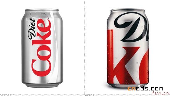 健怡可樂的限量版新形象