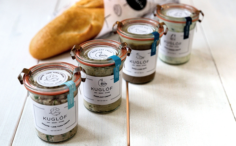 咖啡甜點包裝設計，包裝盒采用紙板本來的色彩