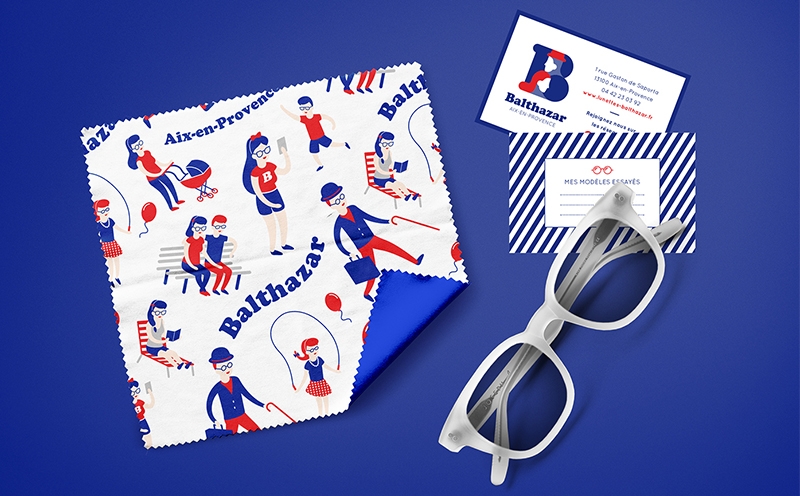 人物插畫&mdash;&mdash;眼鏡品牌設計