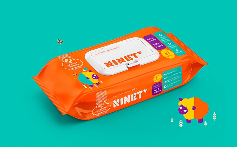 嬰兒用品品牌包裝設計，不一樣的紙尿褲設計