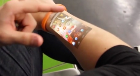 直接在手臂上玩手機？科技產(chǎn)品設計