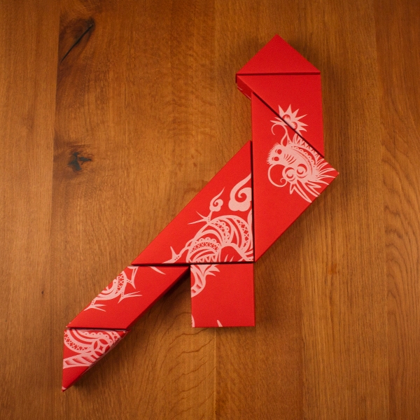 春節(jié)禮品盒包裝設(shè)計(jì)，新年七巧板的妙用