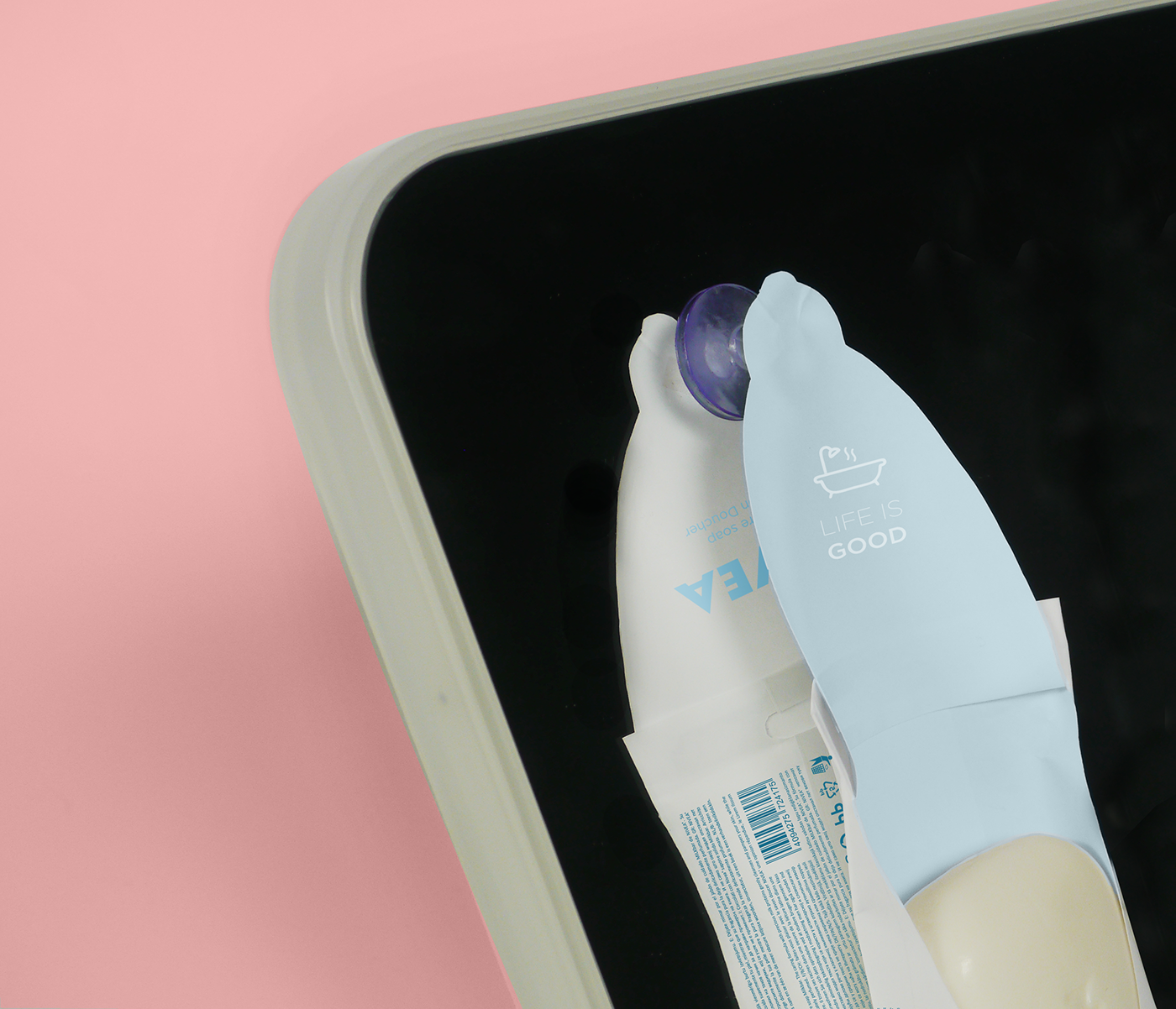 NIVEA奶昔香皂—實用型包裝設計