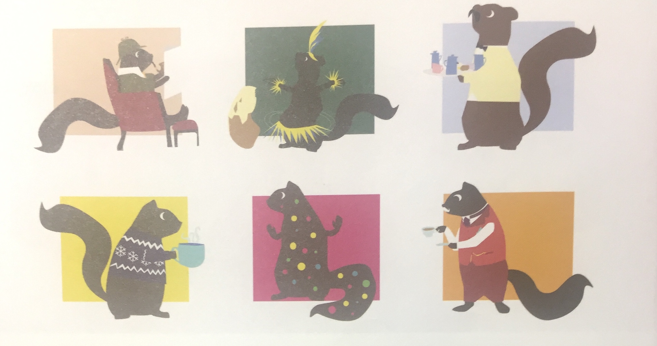 畫風大膽顏色鮮艷的巧克力包裝設計