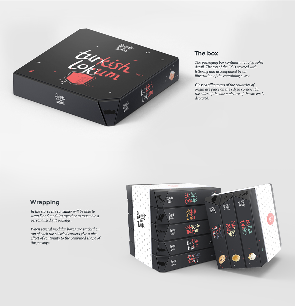 “Sweet of the World”，全球糖果食品包裝設計