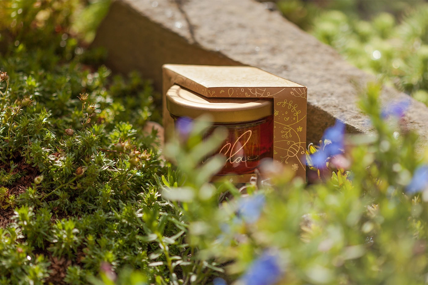 菱形蜂蜜瓶-有機蜂蜜包裝設(shè)計