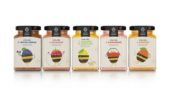 可愛到飛起的小水果？俏皮蜂蜜漿果包裝設計