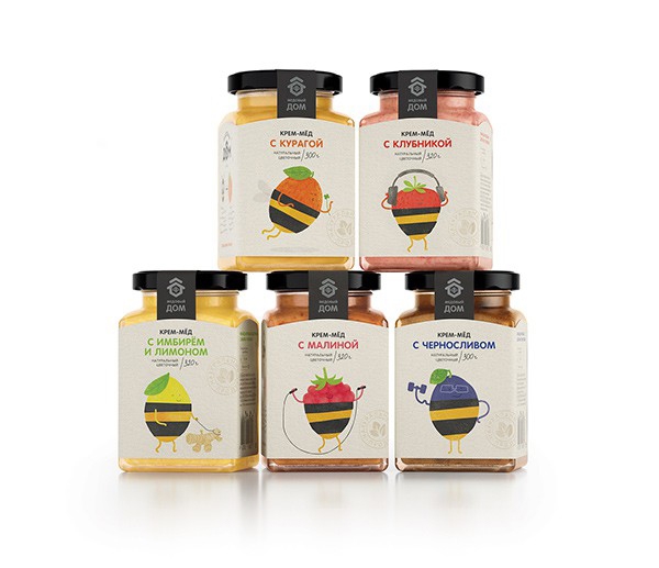 可愛到飛起的小水果？俏皮蜂蜜漿果包裝設計