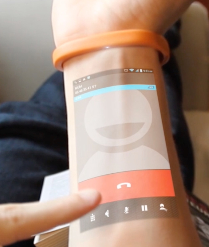 直接在手臂上玩手機？|科技產(chǎn)品設計